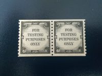CANADA:  MNH TESTING starter pair for coil strips                                        SKU # 075